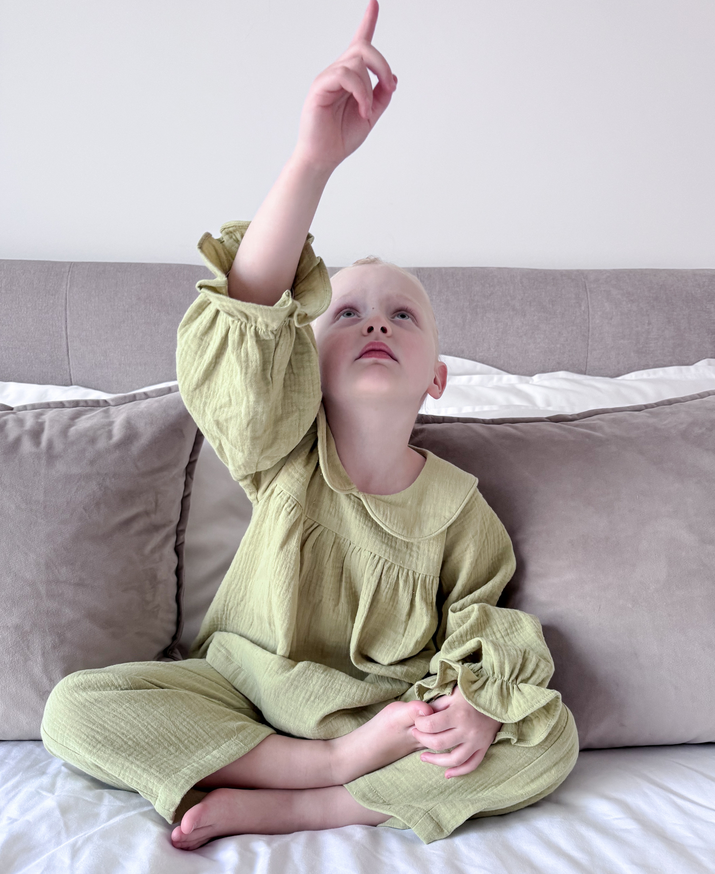 The Artisan Muslin Children's Frilly Sleepwear - Mahbub