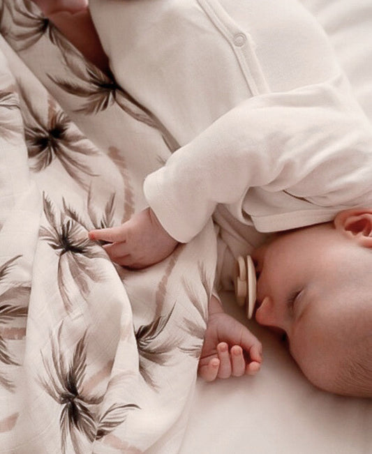 The Palm Muslin Swaddle