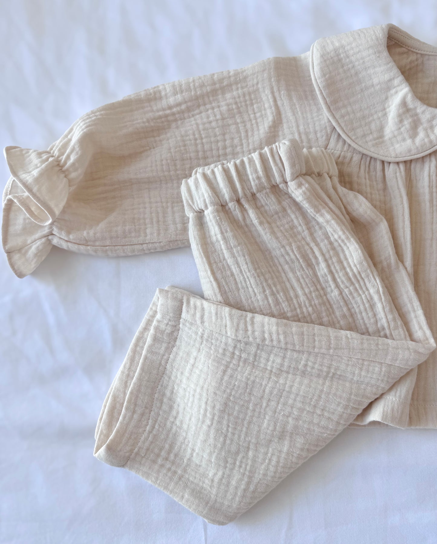 The Artisan Muslin Children's Frilly Sleepwear